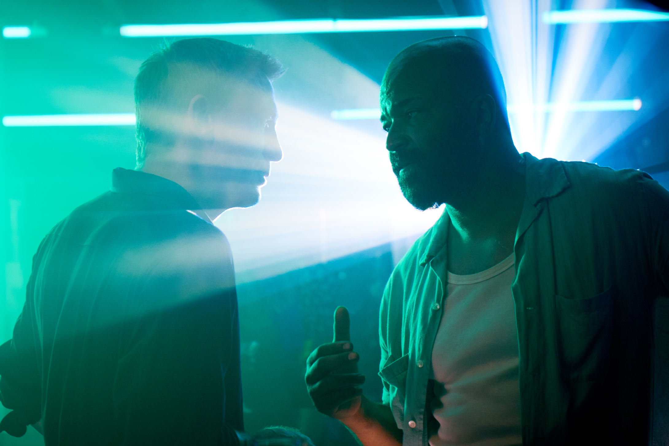 James Bond and Felix Leiter meet in a nightclub in Jamaica in No Time To Die